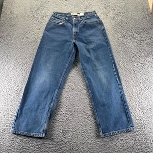 Vintage Levi's 569 Jeans Womens 16 Blue Cotton Denim Straight Leg Loose Baggy